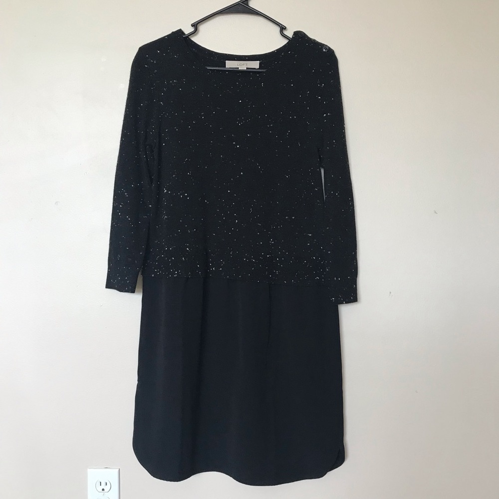 LOFT Black Dress